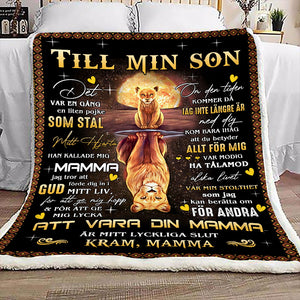 "Till min Son" Filt - Tiger